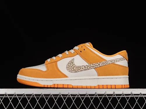 All categories Nk SB Dunk Series Nk SB Dunk Low low-top sneakers F version Nk Dunk Low "Safari Swoosh" off-white orange SB low-top sports and leisure sneakers DR0156-800